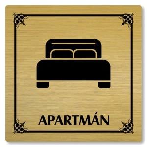 Apartmán, 100x100mm, zlatá, Nebraska
